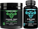 Premiers laboratoires Tribulus Terrestris (120 ct) + L oxyde nitrique d'arginine (60 ct)