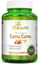 NurteeVit 100% Organic Camu Camu Capsules 500mg (60 Count)