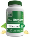 Huile d'Origan 120 Mini-Softgels (en anglais) Sauvages récoltés (en anglais) Européen 40:1 Origanum Vulgare Équivalent à 600mg Origan dans l'huile d'olive vierge extra (en anglais) Non-OGM Gluten Free (en anglais)