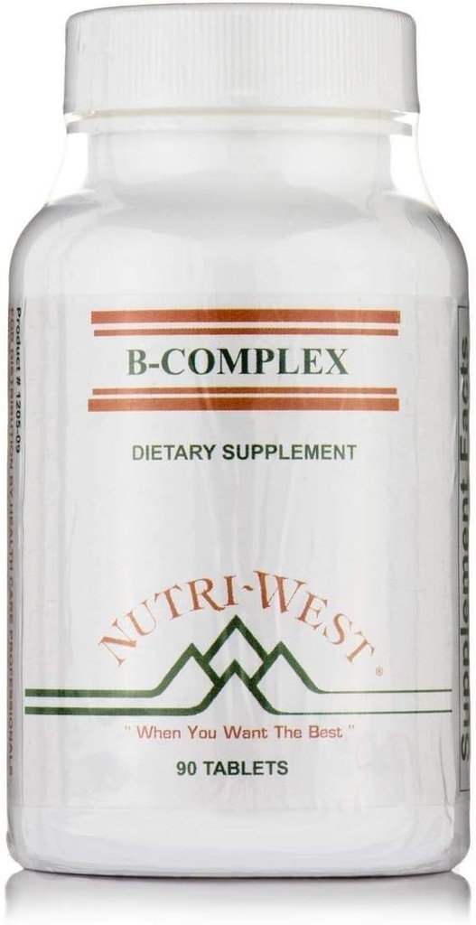 Complex B - 90 comprimés par Nutri West