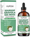 Soursop Multivitamine Liquid Drops Support et régénération cellulaire, Immune Boost, Fibre diététique et sommeil, Extrait de sourcil organique sans sucre, sans OGM, 100% végétalien, sans gluten-8 Fl Oz/240 ML