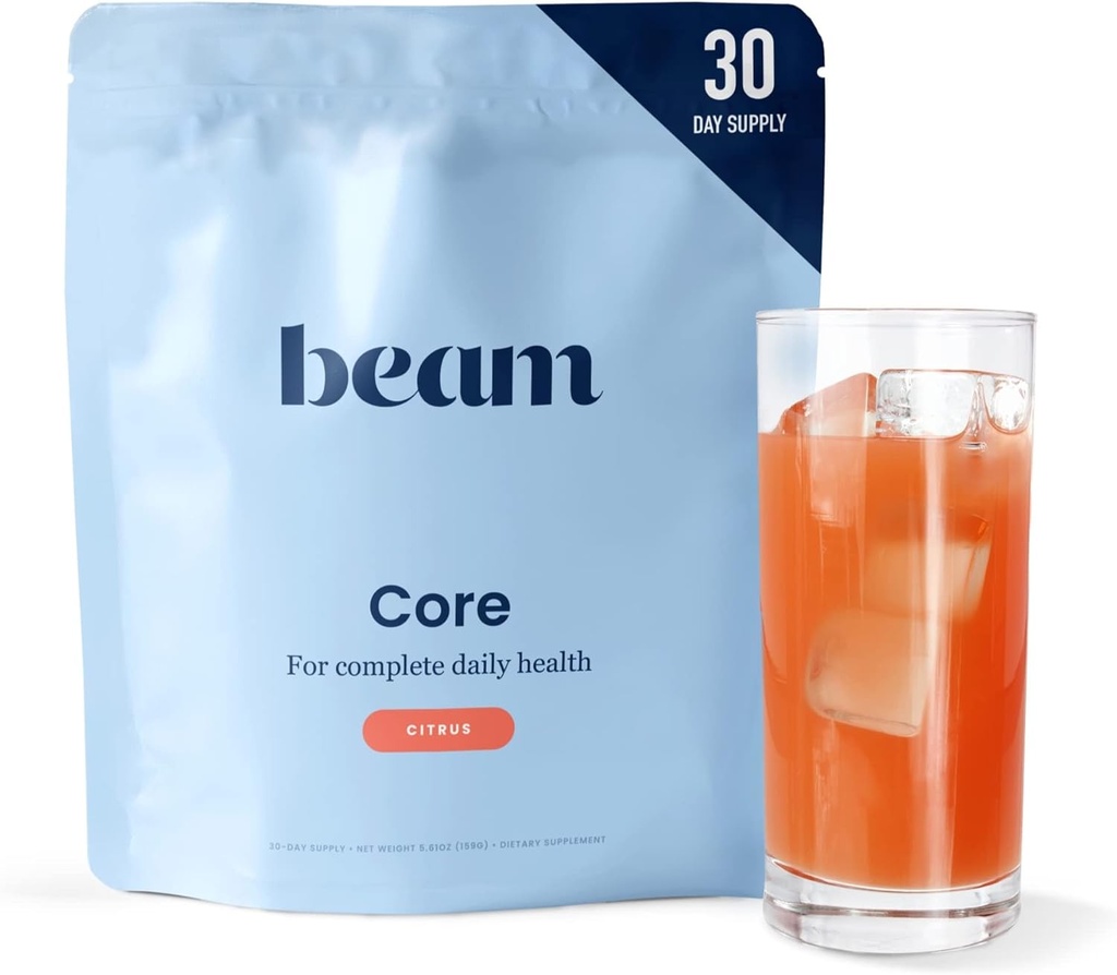 Support immunitaire de beam Core, sans OGM, sans sucre ajouté, sans laiterie, sans Gluten.