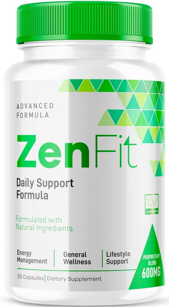 Zenfit Capsules, Zenfit Supplément, Zenfit Pills, Zenfit Suppléments naturels, ZenFit, Zenfit Advanced Formula, 30 capsules pour 1 mois