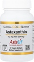 Astaxanthine by California Gold Nutrition - Avec AstaLif® Astaxanthine islandaise pure - Sans gluten, non-OGM - 12 mg - 30 softgels végétariens