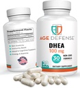 DHEA Capsules - DHEA Supplements - Natural Energy Support & Immune Support - Supports Vitality, Skin Elasticity, & Overall Wellness - DHEA Supplement for Women & Men (100 mg)