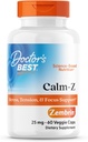 Le meilleur calme du docteur avec Zembrin, Stress & Mood Support, 25mg Veggie Caps, 60Count