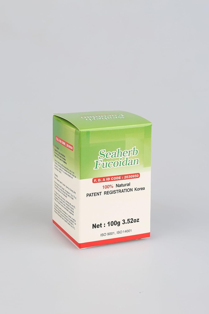 Extrait d'algues brunes 100% naturelles Fucoidan USFDA passé(code ID 2030950)[Type de poudre] (100g)