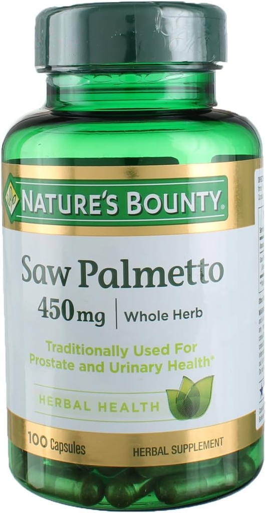Palmetto à scie de la nature 450 mg 100 Capsules