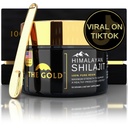 THE GOLD Shilajit Resin.Shilajit Pure Himalayan Organic Shilajit pour les hommes et pour les femmes Test de laboratoire aux États-Unis Grade A+ Tous les compléments alimentaires naturels avec acide fulvic + minéraux traces.