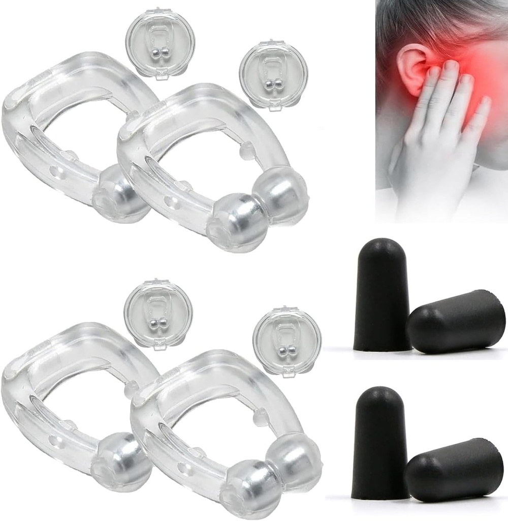 Acupeace Acouphène Relief Device, Auricalm Acouphène Relief Device, Acouphène Relief Pour Oreilles Acouphènes, Acouphène Cuff Set Stop Oreille (2Paires)