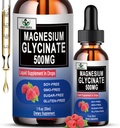 Supplément de magnésium liquide 500mg pour la santé du sommeil, du nerf, des os et du coeur