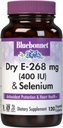 BlueBonnet Dry E-400 UI Plus Capsules végétariennes de sélénium, 120 Nombre, blanc