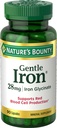 Nature Bounty doux Fer 28 mg 90 Capsules
