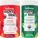 Poudre Super Fibre Bellway + Fruits, Citron de framboise Super Fibre + Verts