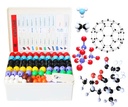 LINKTOR Chemistry Molecular Model Kit (444 pièces), Ensemble étudiant ou enseignant pour l'apprentissage de la chimie organique et inorganique, l'enthousiasme motivant pour l'apprentissage et l'amélioration de l'imagination spatiale, un ensemble de Fullerene