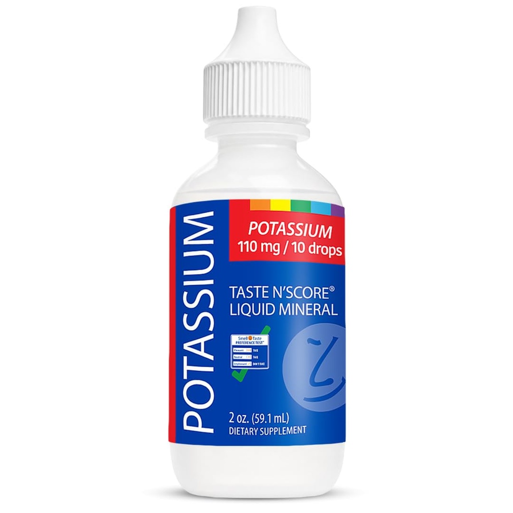 Goût N' Score Potassium Liquid Ionic Mineral Supplement; 100% Pure; 110 mg; 72 portions