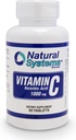 Comprimés de vitamine C 1000mg - 60 Tables - Parfait pour le soutien et le système immunitaire par systèmes naturels - Supplément alimentaire de vitamine C - Acide ascorbique 1000mg - Fabriqué aux États-Unis - Vitamine C - VIT C