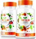 NutraRize (2 Pack) Payez des capsules minces, Supplément tout naturel PaySlim pour une perte de poids saine, Formule Premium pour atteindre les objectifs du corps et de la condition physique, Avis officiels (120 Capsules)
