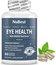 NuBest AREDS 2 Vitamines oculaires avec bêta-carotène en poudre, 20mg Lutéine, 4mg Zeaxanthin, Bilberry, Graines de raisin, BioPerine, B-Complexe, Multivitamine pour la santé des yeux