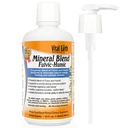 Minéraux de Terre Vital Fulvic Humic Mineral Blend Liquide avec Pompe – Supplément Acid Fulvic avec 70+ Trace Minerals, Electrolytes pour la récupération, équilibre et énergie, 32 Oz