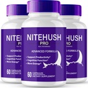 Nite Hush Pro Cerveau Suppléments pour la mémoire et les capsules de focus, NiteHush Formule avancée Brain Health Support - maximum de force Nootropics NiteHushPro Toutes les pilules de soutien naturel Avis (3 Pack)