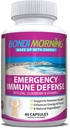 Suppléments de vitamines pour le soutien de l'immunité d'urgence – Vitamine C avec comprimés de zinc + réponse du système Immune de Bolster extrait de la baie Elder, santé digestive, énergie et focus, 60-Conte