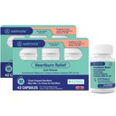 WELMATE - Esomeprazole Magnésium 20 mg - Heartburn Medicine - Acid Reducer - Release Release Heartburn Relief - Protection 24 heures - pour les hommes et les femmes - 84 Capsules - 2 Pack