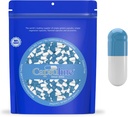 Capsuline Coloré Taille 0 Capsules de gélatine vide Bleu/Blanc 5000 Cote:Kosher & Halal Certifié:
