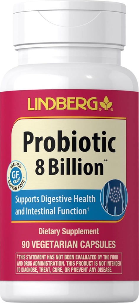 Piping Rock Probiotique pour les hommes et les femmes 90 Capsules de Lindberg