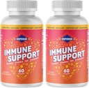 Supplément pour les adultes (30 jours) Supplément pour les hommes et les femmes avec vitamine C, zinc, sureau et vitamine D3, antioxydant quotidien, sans OGM, sans gluten
