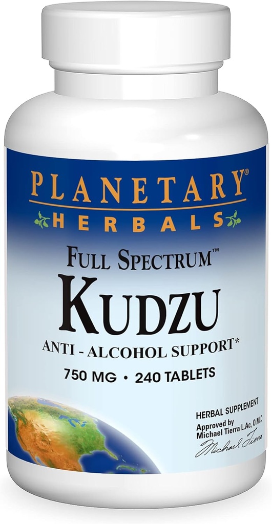 Herbes Planétaires Kudzu 750mg Plein spectre - 240 comprimés