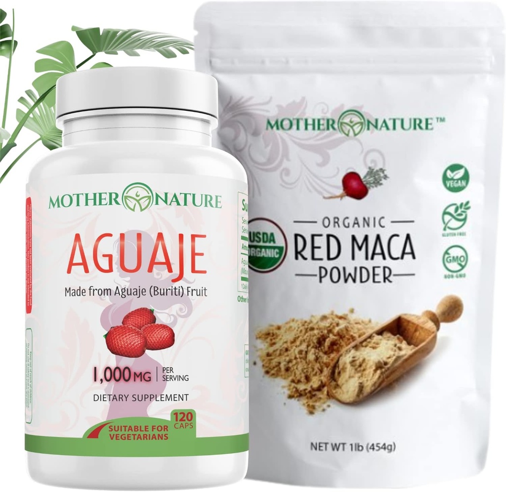 Beauty Bundle – Capsules d'Aguaje + Red Maca Powder