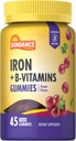 Sundance Iron Gummies.com Plus B-Vitamines.com 45 Gummies végétaliens.com.