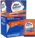 Alka-Seltzer Hangover Tablettes de secours, Relief rapide commence dans environ 15 minutes pour les maux de tête, les maux de corps et la fatigue mentale, Bachelorette Party & Bachelor Party, Dispenser Pack, 120 Comte