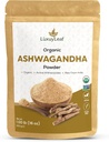 Poudre de racines de LuxuyLeafOrganic Ashwagandha, non-OGM et amis des végétaliens (poudre de Ashwagandha)