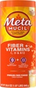 Métamucil Supplément de fibre scintillante + vitamines, Poudre de musc à base de Psyllium végétale avec vitamines C, D & B12, Supplément de fibre quotidienne pour la santé digestive, Aromatisé aux agrumes, sans sucre, 90 portions