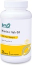 Klaire Labs SFI Santé Huile de poisson marine - Ultra Pure 300 Milligrammes EPA & 200 Milligrammes DHA Omega 3 Huile de poisson non aromatisée sans goût de poisson, sans cholestérol et sans gluten (100 softgels)