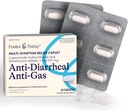 Hydrochlorure de lopéramide foster et thrive et antidiarrhéique Siméthicone Anti-Gas Multi-Symptômes Relief, 48 Caplets, Traitement de la diarrhée, Gaz, Bloose, Crampes et pression, 12 Caplets (paquet de 4)