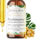 Extrait liquide de Frankincense - Supplément bien-être à base de plantes, Boswellia Serrata Teinture de résine séchée, sans alcool 4 Fl.oz