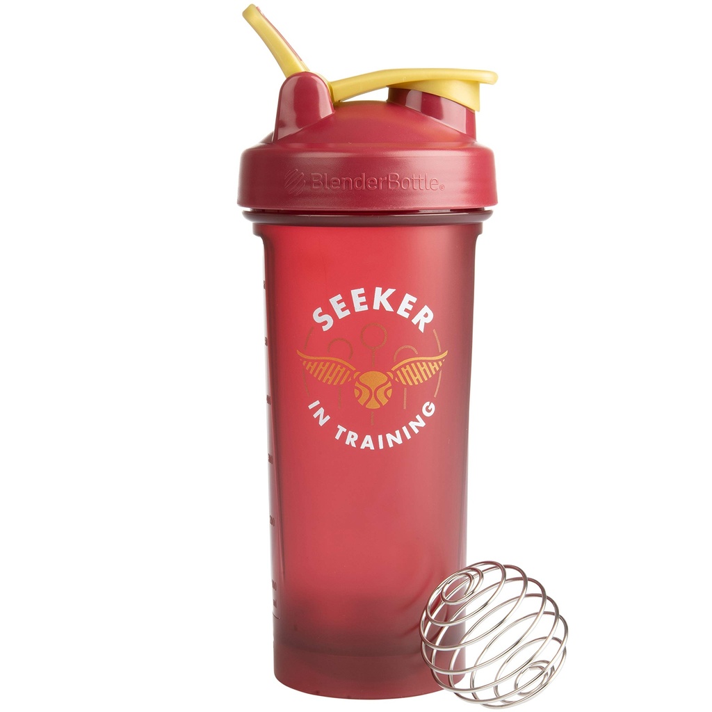 Bouteille de mélangeur Harry Potter, 28 oz - Sourire dans l'entraînement - BlenderBall Wisk Mixer Ball - Mélange de poudre de protéines, boissons sportives, Shakes, Smoothies et plus