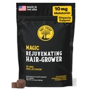 Doc Itchy Rejuvenating Cheveux-Grower Chien Chien Chews $ 10mg Melatonine pour chiens $ Booster de la croissance des cheveux $ Senior Dog Energizer $ Calmer $ Medical-Strength $ Allergie alimentaire Safe $ Vegan $ 90 Compte