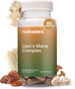 Capsules complémentaires de la Mane de Lions avec extrait de Reishi – 2000mg Lions Mane Mushroom Strength avec Chaga, Shiitake, & Maitake pour la clarté mentale, la mémoire et le soutien immunitaire, grandis aux États-Unis