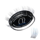 Lashify Curl 12mm Gossamer Extensions de cils Renouveler en Bleu Ombre, facile bricolage faux cils pour un look naturel