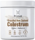 Primal Being Grassfed Beef Colostrum - Soutient la fonction immunitaire, la santé de la gueule, les cheveux, l'anti-âge, la performance athlétique, la récupération - 90 grammes de poudre non aromatisée, 3000 mg par portion