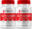 Super Flow Pills Advanced Blood Support Formula Supplement, SuperFlow Blood Capsules - Maximum Strength, SuperFlow All Natural Formula Pills, SuperFlow Capsules Blood Support Reviews (2 Pack)
