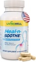 HEAL-N-SOOTHE Joint Support Suppléments - Enzymes protéolytiques comme Bromelain & Papain, avec Boswellia, Turmeric & Ginger- favorise la fonction digestive protéinique et la défense du corps Wellness- 60 Compte (1 Pack)