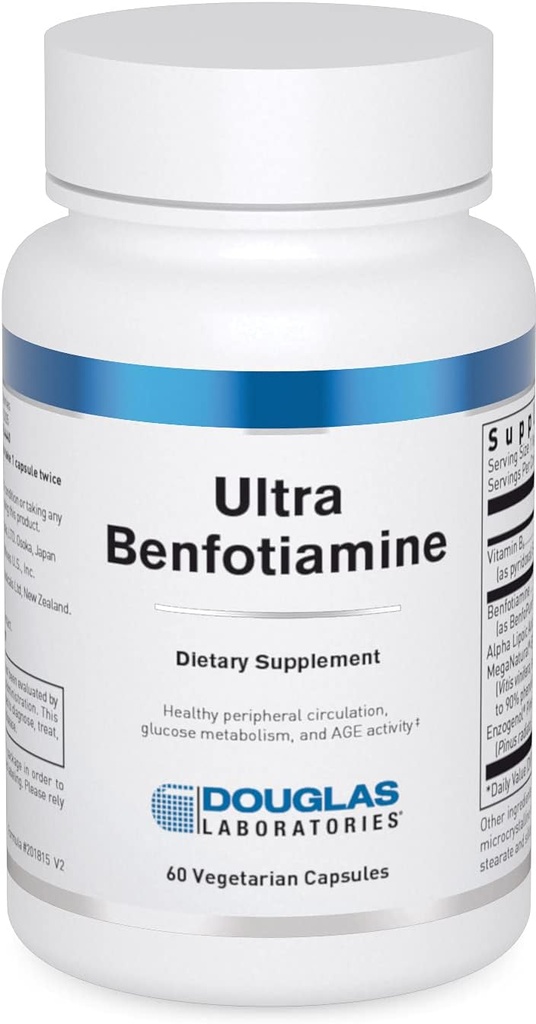 Douglas Laboratories Ultra Benfotiamine: prise en charge de la circulation, du système nerveux et du métabolisme