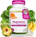 Zahler - Magnesium Supplement Capsules 200 mg (90 Count) Certified Kosher Bioactive Magnesium Citrate for Max Absorption - Natural Magnesium Mineral for Men & Women - Best Magnesium Supplements