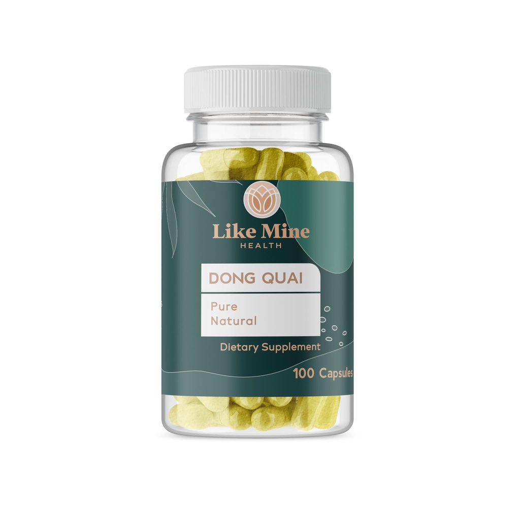 Comme Mine Dong Quai (100 capsules), Pure & Natural, Pas de remplissage ou d'additifs, sans gluten, supplément à base de plantes pour les femmes