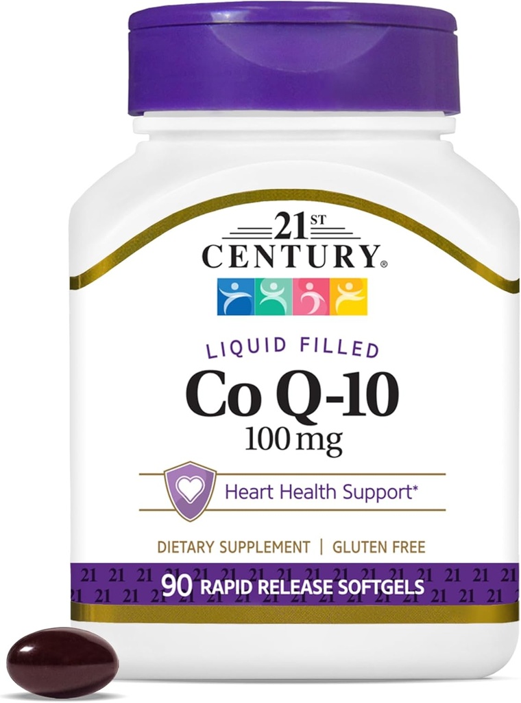 21st Century Co Q10 100 mg Softgels, 90 Nombre